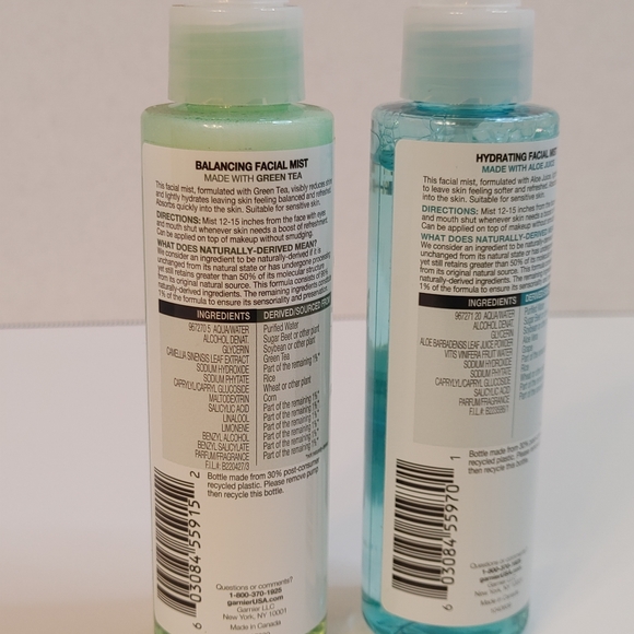 2 X Garnier Balancing & Hydrating Face Mist - Picture 2 of 2